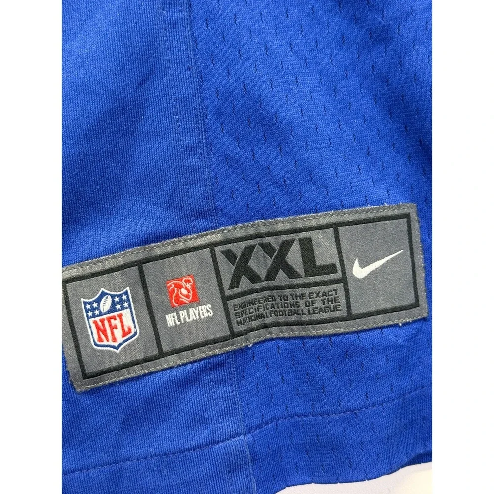 New York Giants Jersey Mens‎ 2XL Blue Eli Manning #10 Nike Football NFL Graphic